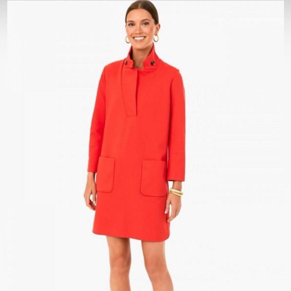 Tuckernuck Emerson Poppy Red Ponte Dress Size XXL
